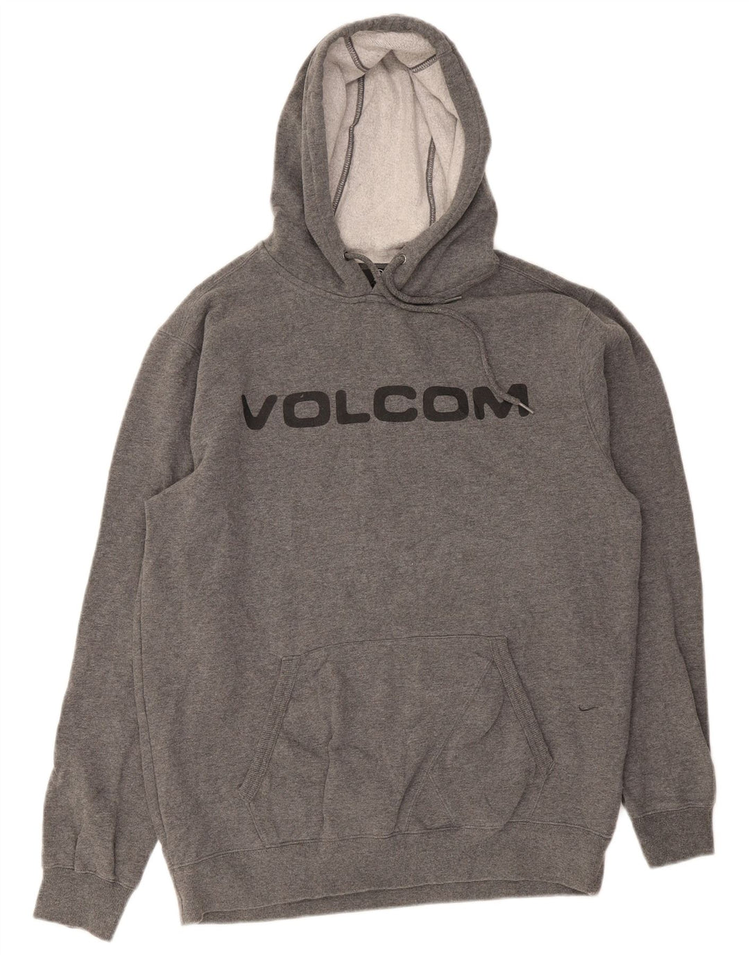 Męski sweter z kapturem Volcom, duży, szary, bawełniany