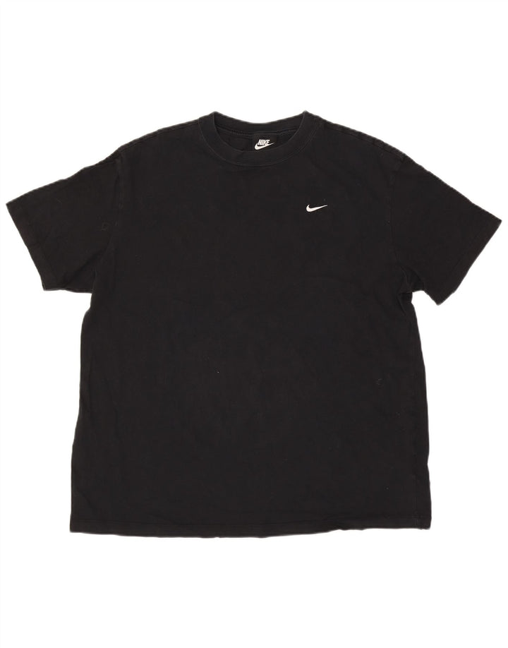 Męski T-shirt Nike, duży, czarny, bawełniany