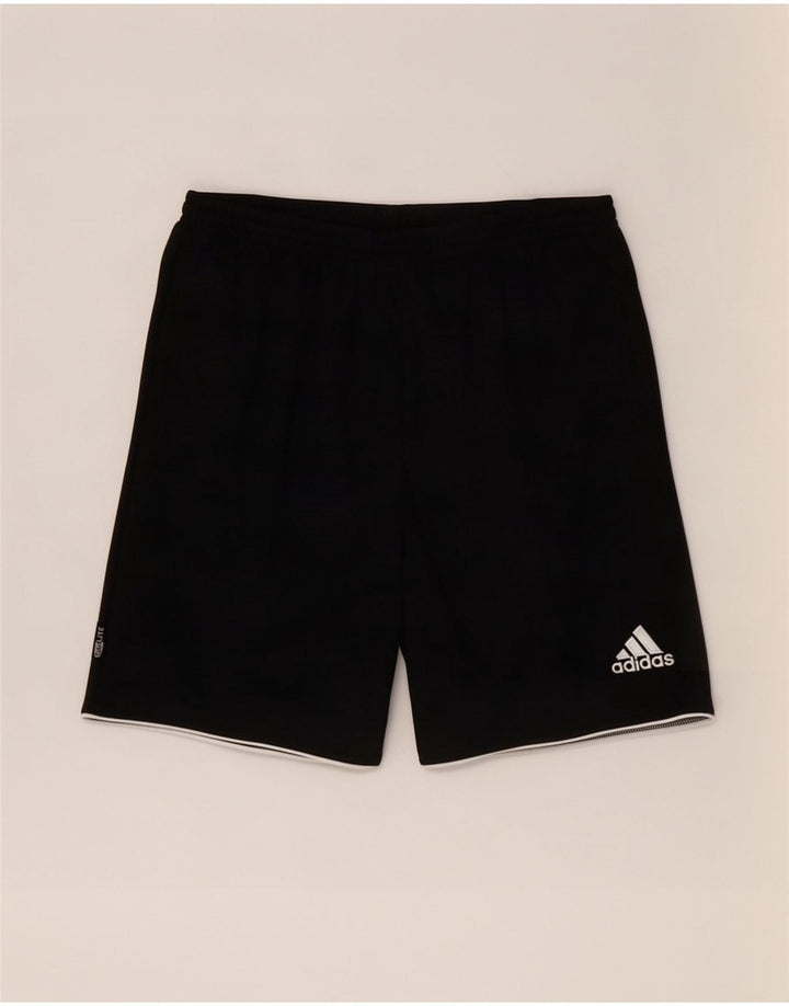 Męskie spodenki sportowe Adidas Climalite, małe, czarne, poliestrowe
