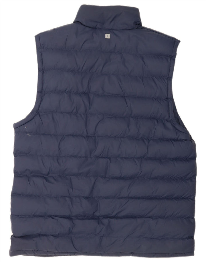 Męska wyściełana kamizelka Mountain Warehouse UK 38, średni granatowy nylon