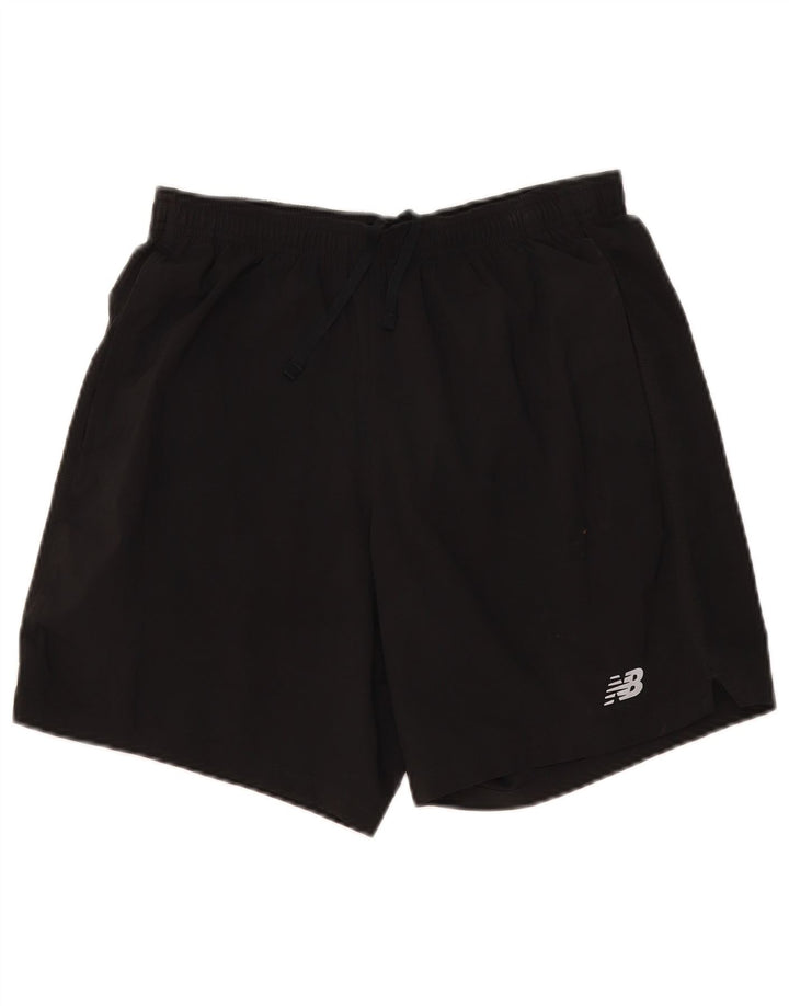 Męskie spodenki sportowe New Balance w kolorze średniej czerni