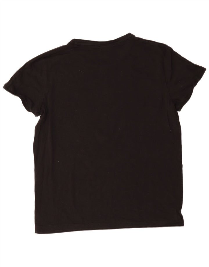 T-shirt męski Puma, duży, czarny, bawełniany