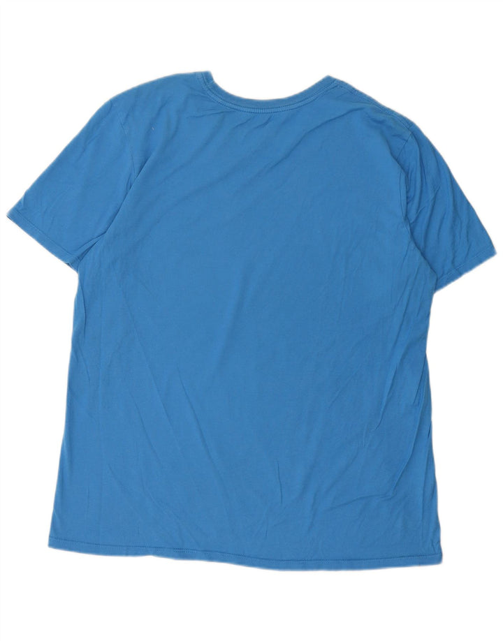Męski T-shirt Nike Athletic Cut Graphic Top, duży, niebieski