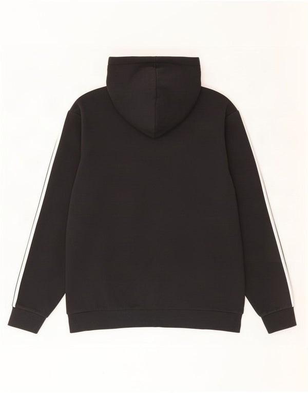 Męska bluza z kapturem Adidas Graphic, duża, czarna, bawełniana