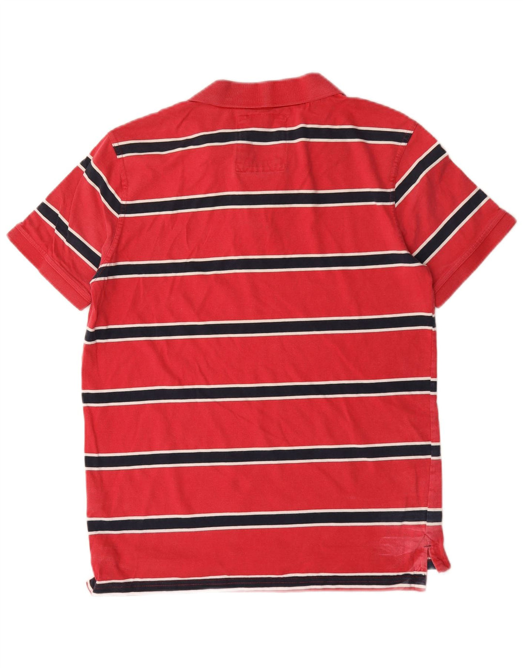 Crew Clothing Męska koszulka polo Średnio czerwona bawełniana w paski