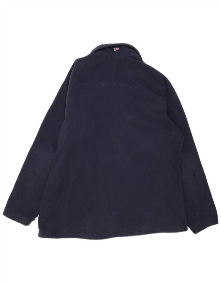 Męska kurtka polarowa Berghaus UK 44 2XL granatowa, poliestrowa