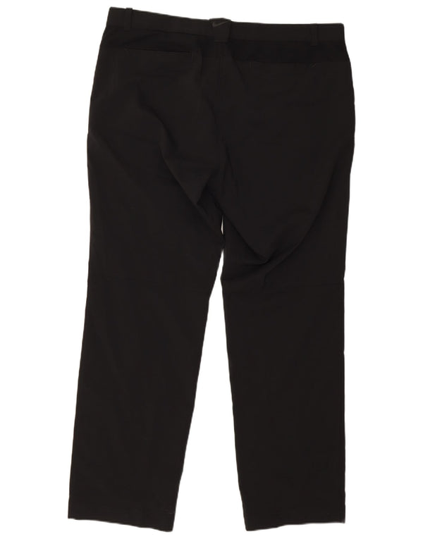 Męskie spodnie chino Nike Dri Fit Straight W38 L30 Czarny poliester