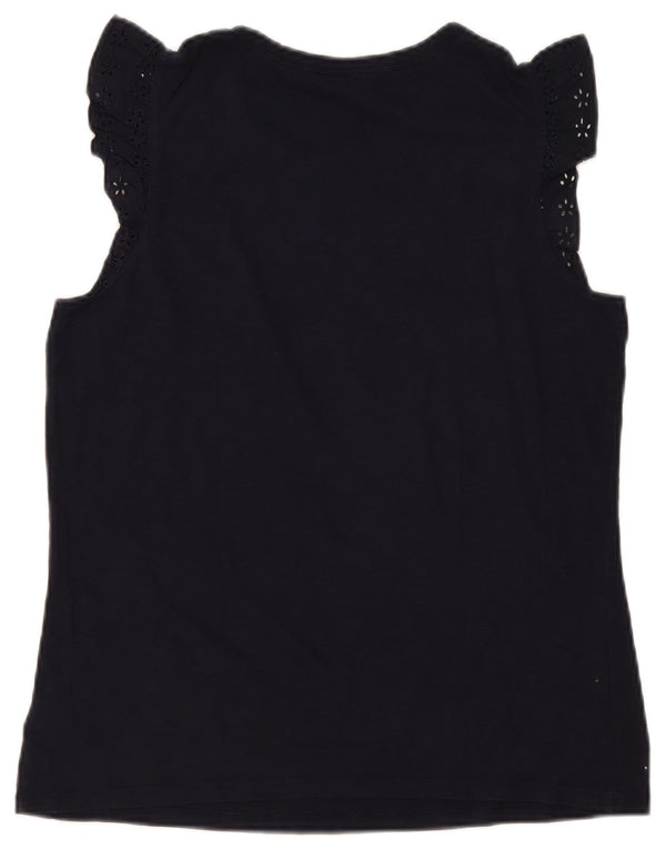 Crew Clothing Damska bluzka Top UK 14 Średni granatowy w kwiaty