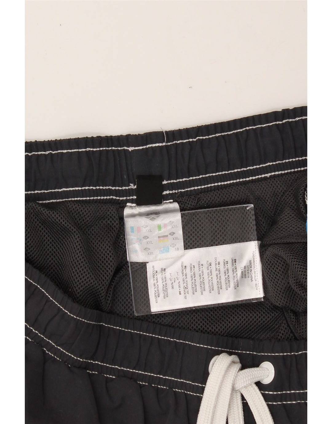 ARENA Mens Sport Shorts 2XL  Grey Polyester Vintage Arena and Second-Hand Arena from Messina Hembry 