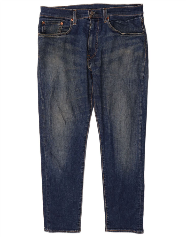 Męskie jeansy LEVI'S 512 Slim, zwężane, W34 L28, niebieska bawełna