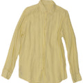 Koszula męska Massimo Dutti, duża, żółta, lniana