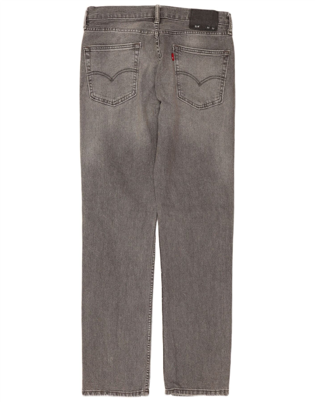 Męskie dżinsy Levi's 514, proste, rozmiar 30, W30, L32, szara bawełna