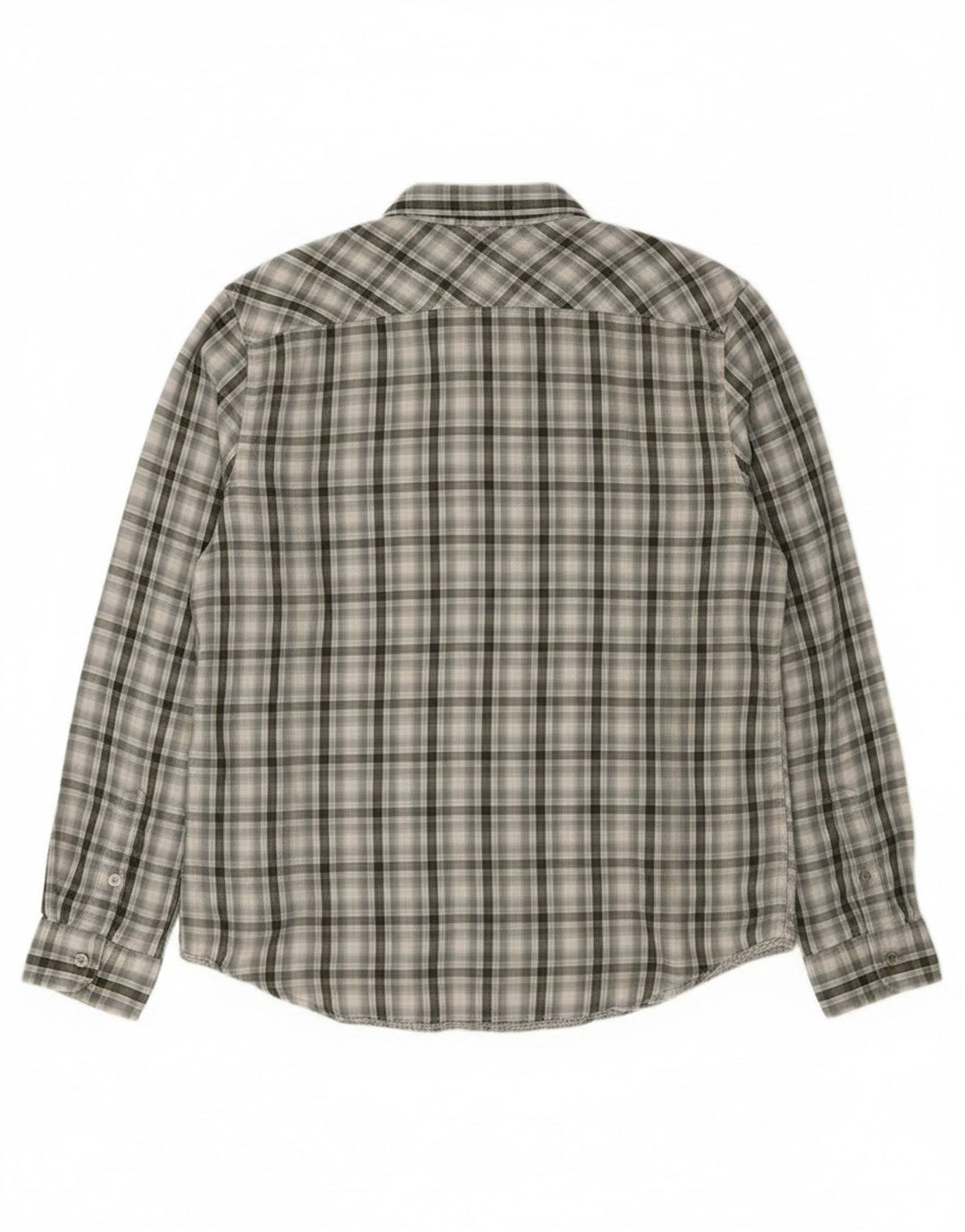 Męska koszula wojskowa Calvin Klein Jeans XL, szara, bawełniana w kratkę