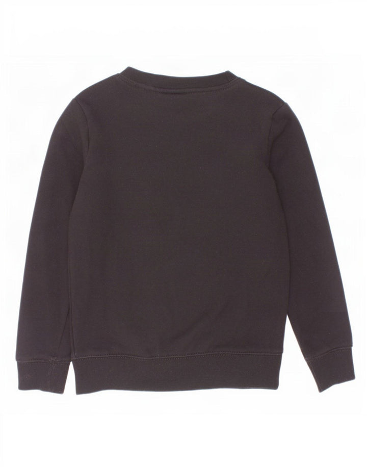 Chłopięcy sweter z grafiką Nike, 5-6 lat, średni czarny, bawełniany