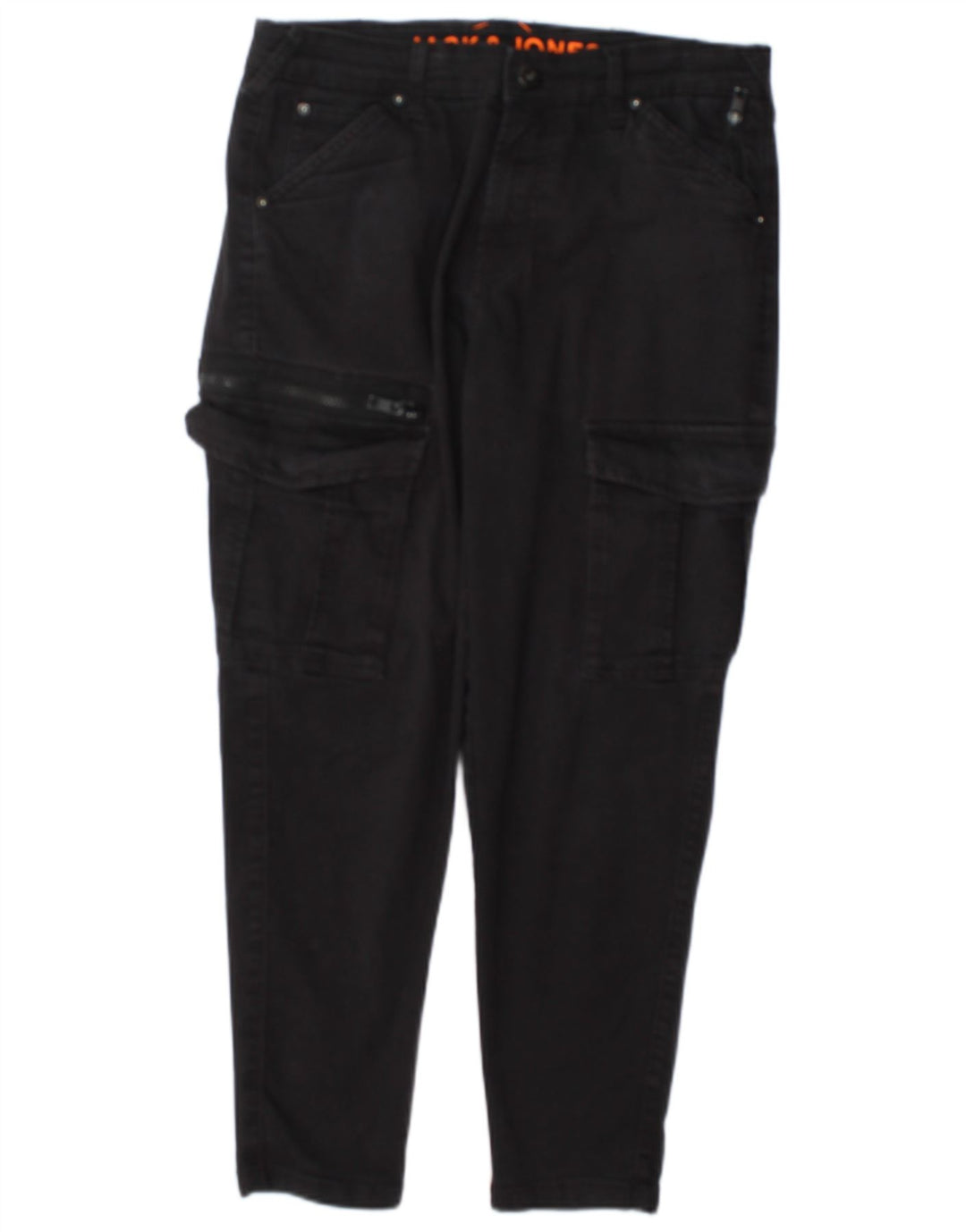 Męskie spodnie cargo Jack & Jones W30 L25 Szara bawełna