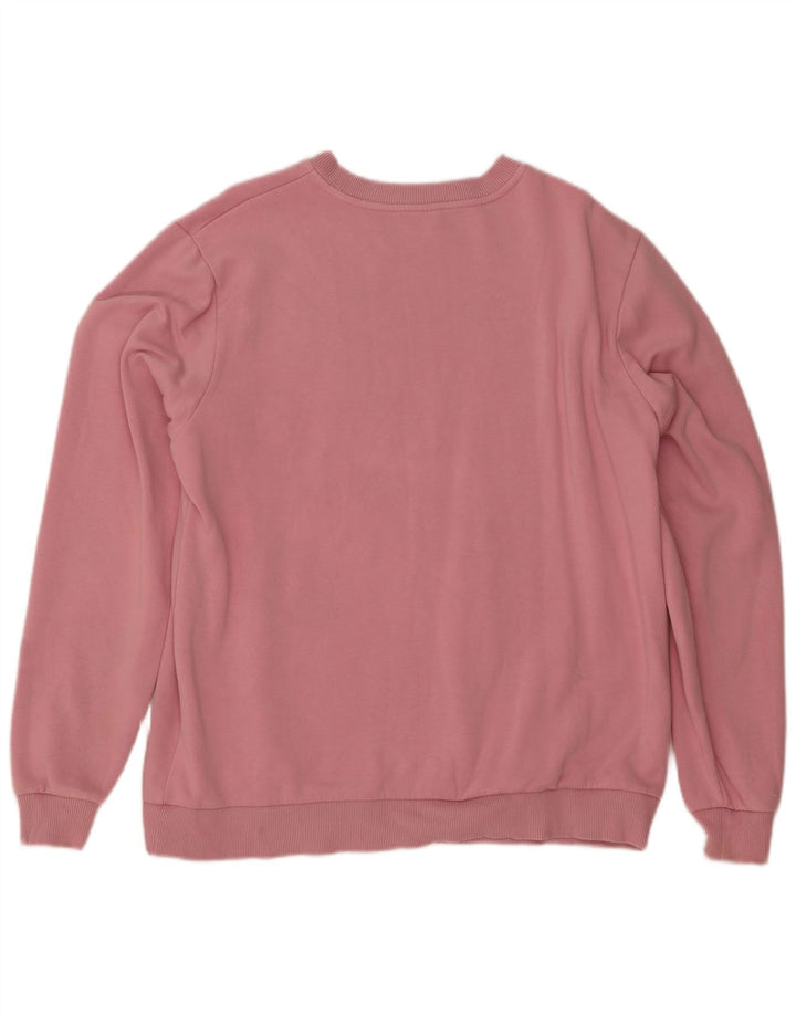 Męski sweter New Balance z grafiką, średni róż