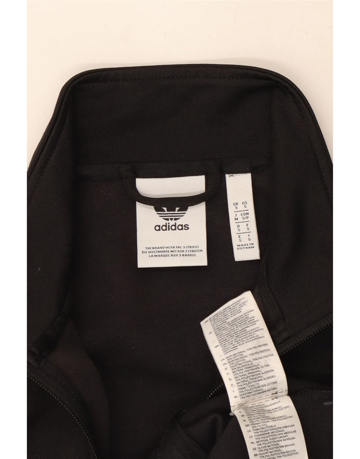 Adidas Męska bluza dresowa, mała, czarna, poliestrowa