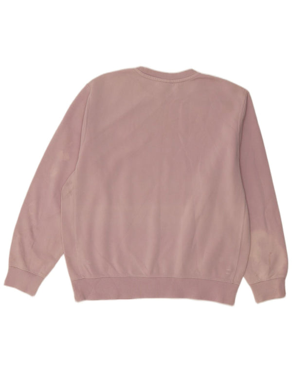 Damski sweter oversize NIKE UK 14, średni fiolet, bawełna