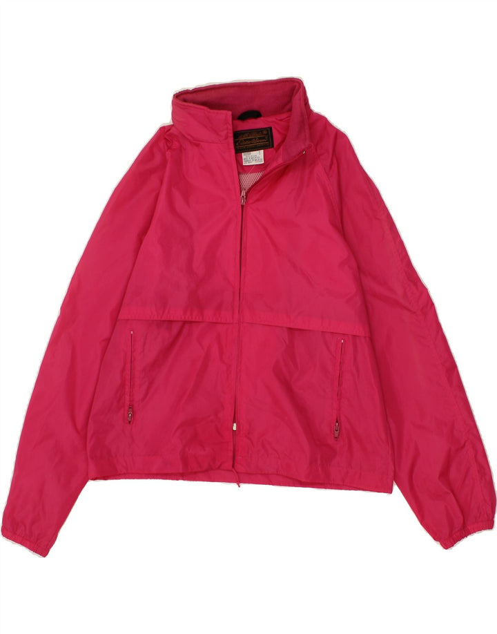 EDDIE BAUER Womens Rain Jacket UK 14 Medium Pink Nylon Vintage Eddie Bauer and Second-Hand Eddie Bauer from Messina Hembry 