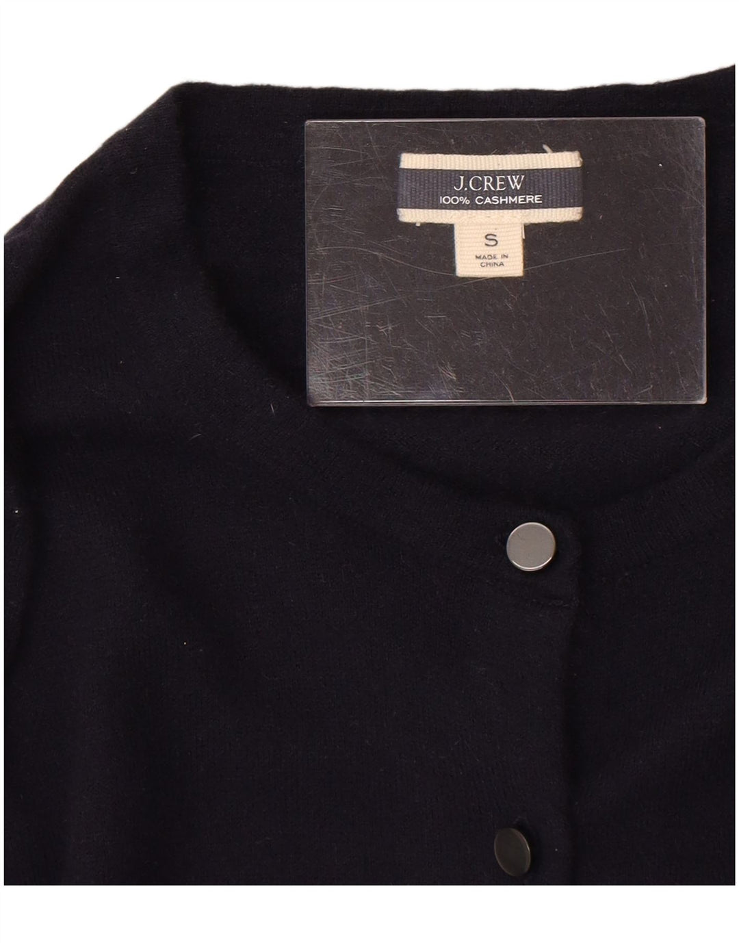 Sweter damski J. Crew UK 10, mały, granatowy, kaszmirowy