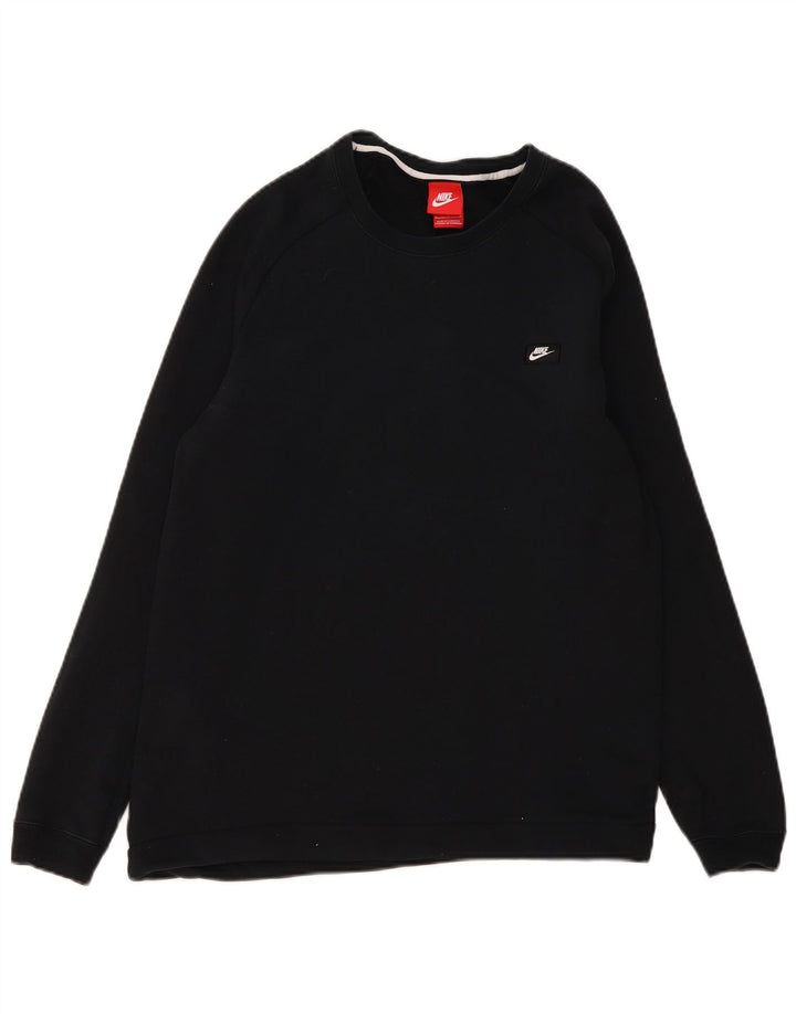 Męska bluza dresowa Nike, średnia czarna, bawełniana