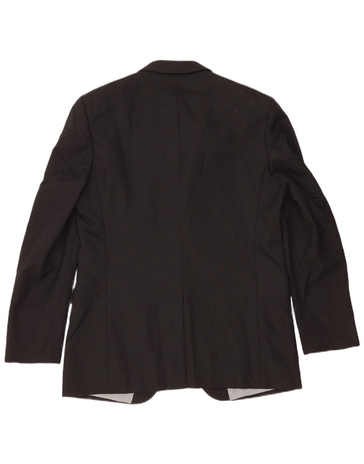 Marks & Spencer Męska marynarka z autografem, zapinana na 2 guziki, UK 42 XL, czarna