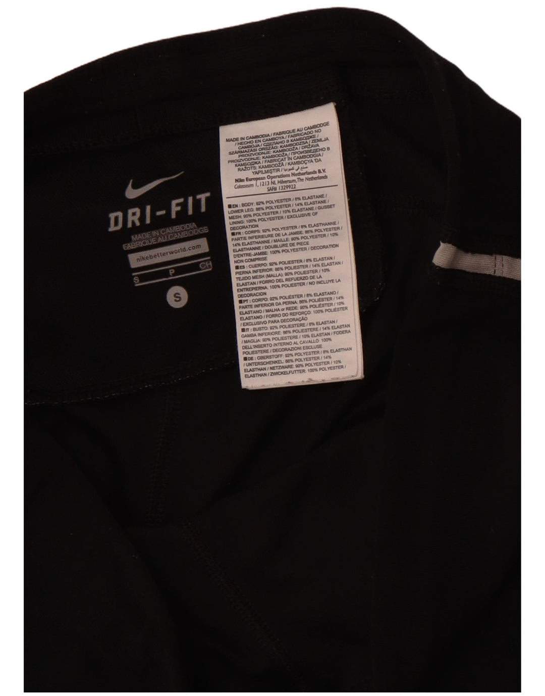 NIKE Womens Dri Fit Bermuda Sport Shorts UK 8 Small Black Polyester