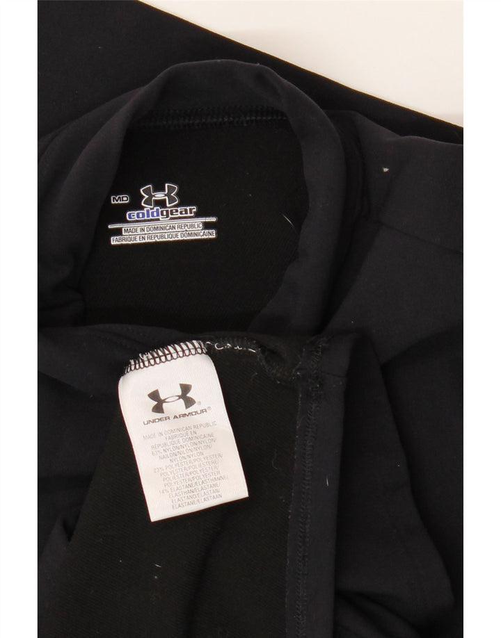 Damska koszulka Cold Gear z długim rękawem Under Armour UK 12, średni czarny nylon