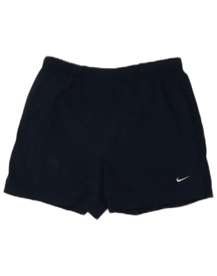 Chłopięce spodenki kąpielowe Nike w wieku 12–13 lat, duże, granatowe, nylonowe