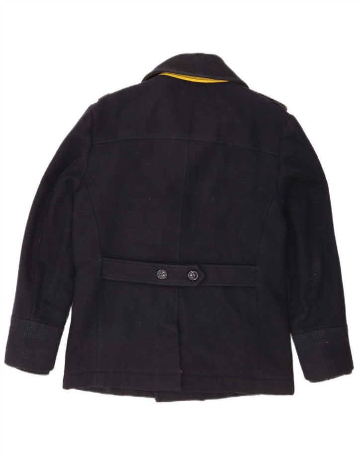 Płaszcz męski Superdry Pea Coat UK 38 Średni granatowy wełniany