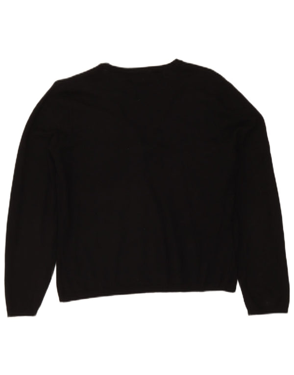 Sweter damski Marks & Spencer UK 14, średni czarny wiskoza