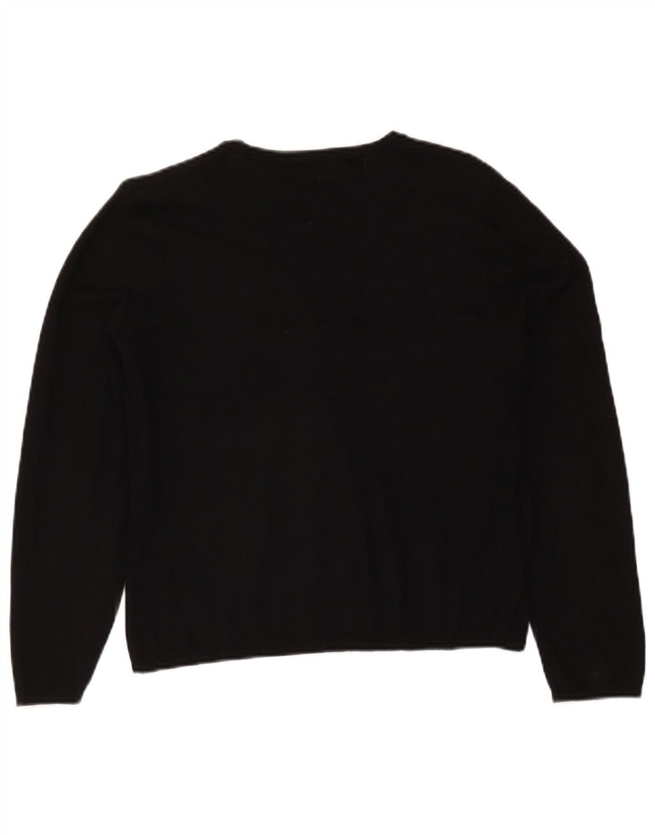 Sweter damski Marks & Spencer UK 14, średni czarny wiskoza