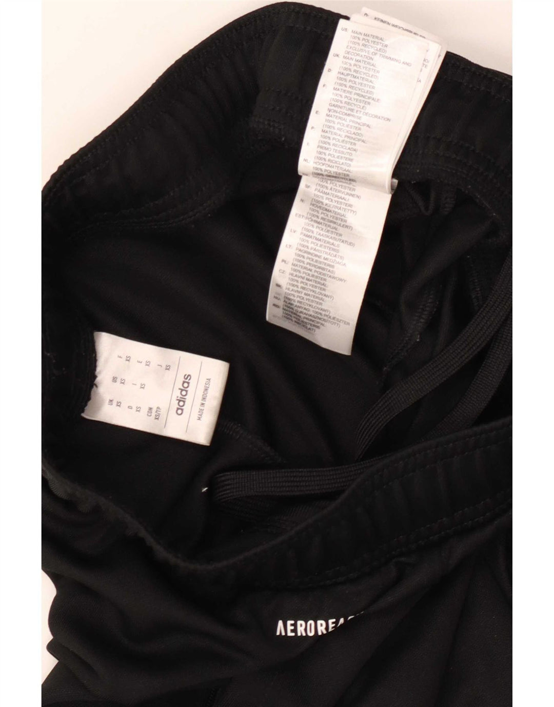 Męskie spodnie dresowe Adidas Aeroready XS, czarny poliester