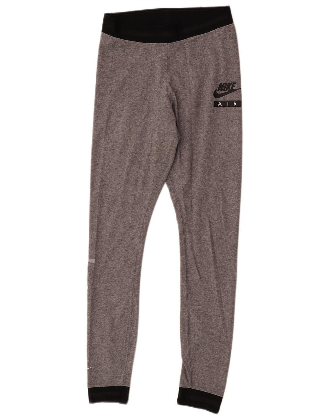 Legginsy damskie Nike UK 10, małe, szare, bawełniane z blokami kolorów