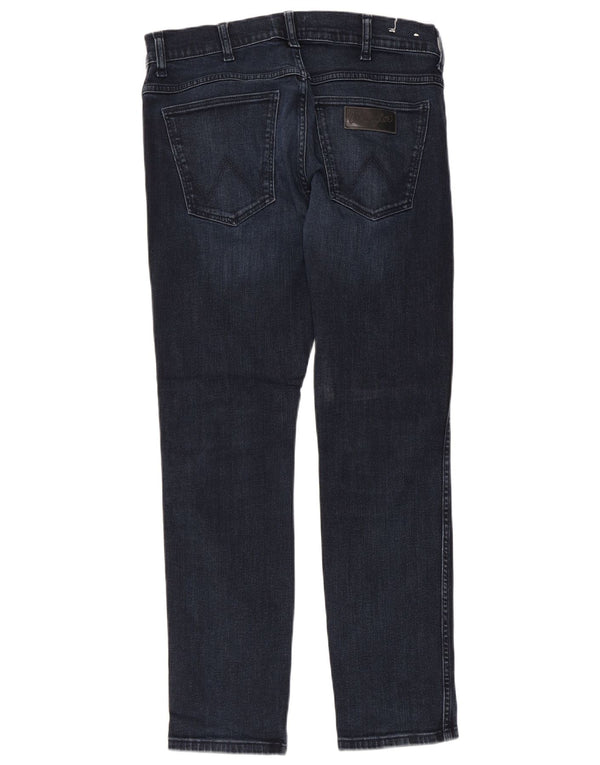 WRANGLER Męskie jeansy Larston Slim W32 L32 Niebieskie bawełniane