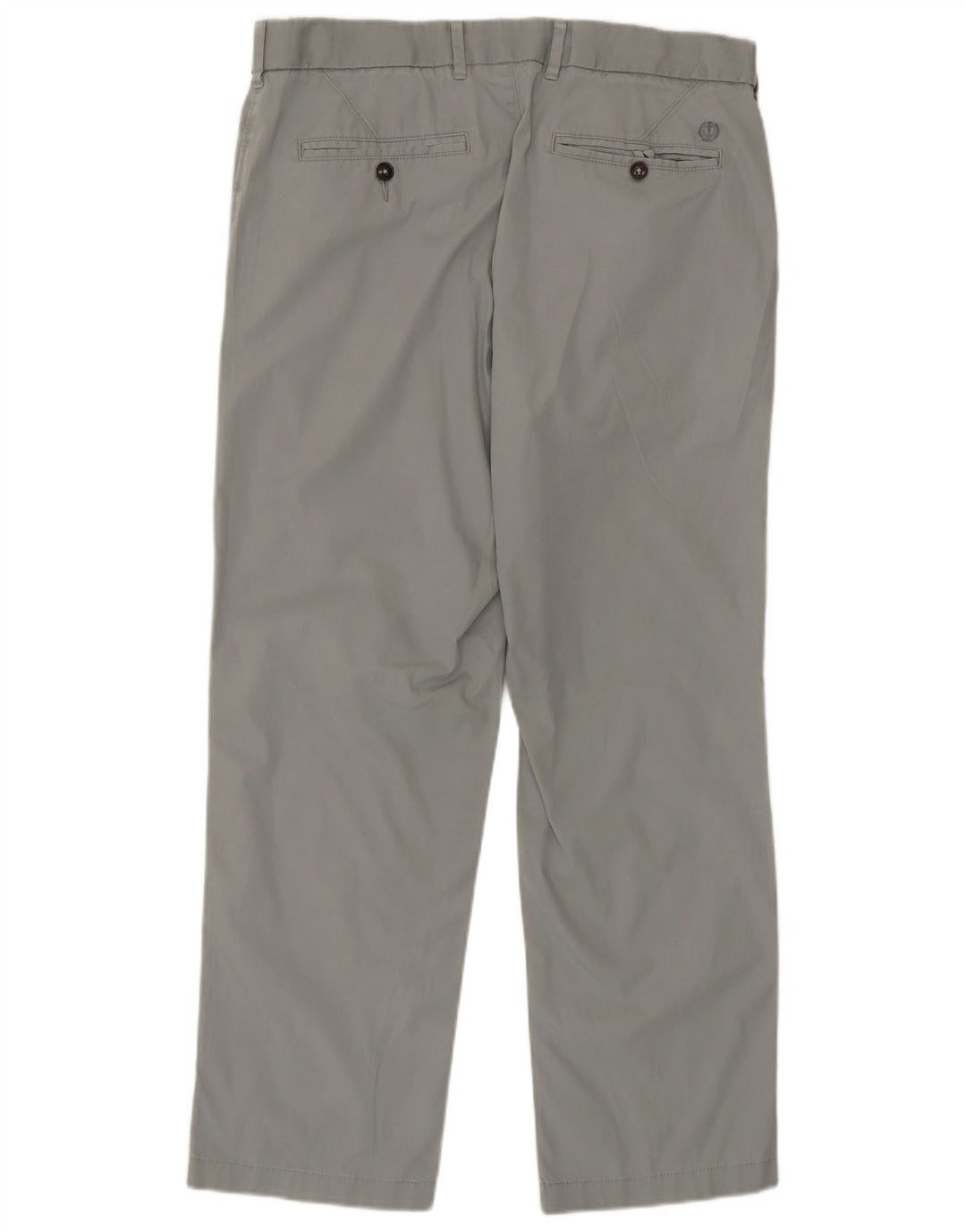 Męskie spodnie typu chino Regular Marks & Spencer W34 L29 Szara bawełna