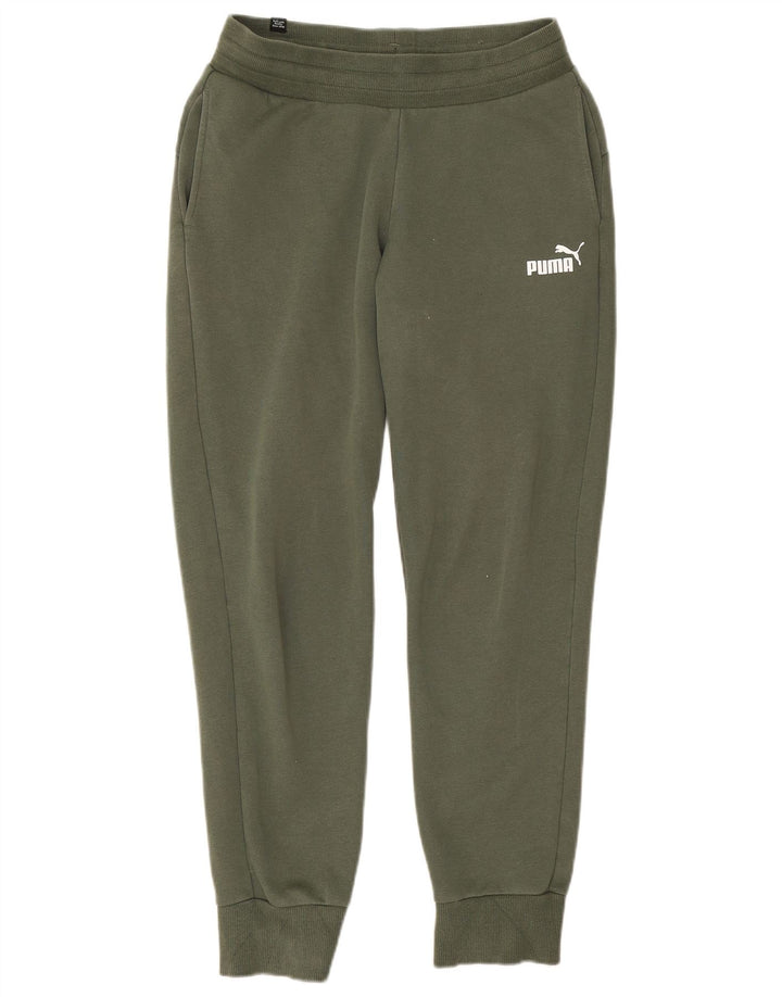 Męskie spodnie dresowe Puma, joggery, małe khaki