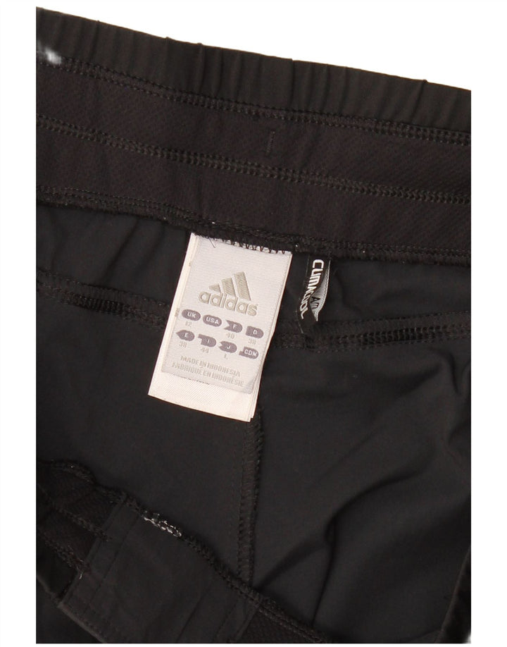 Damskie spodnie dresowe ADIDAS Climacool Capri UK 12, średnie czarne