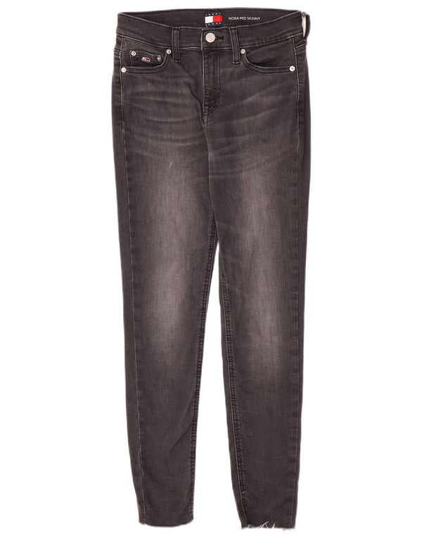 Damskie jeansy Tommy Hilfiger Nora Mid Rise Skinny W27 L27 Szara bawełna