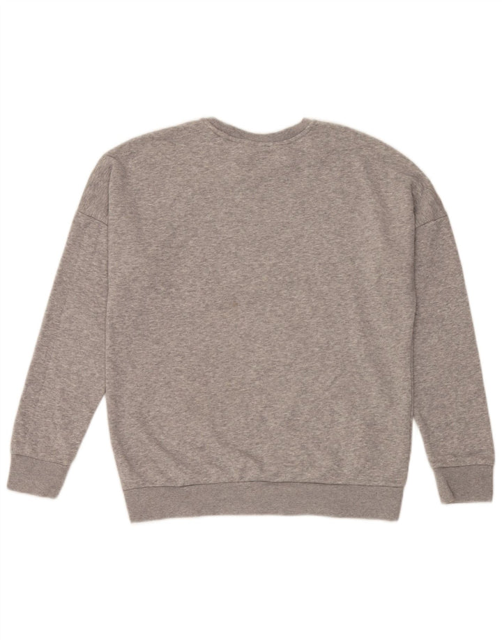 Chłopięca bluza Adidas z grafiką, 13-14 lat, szara bawełna