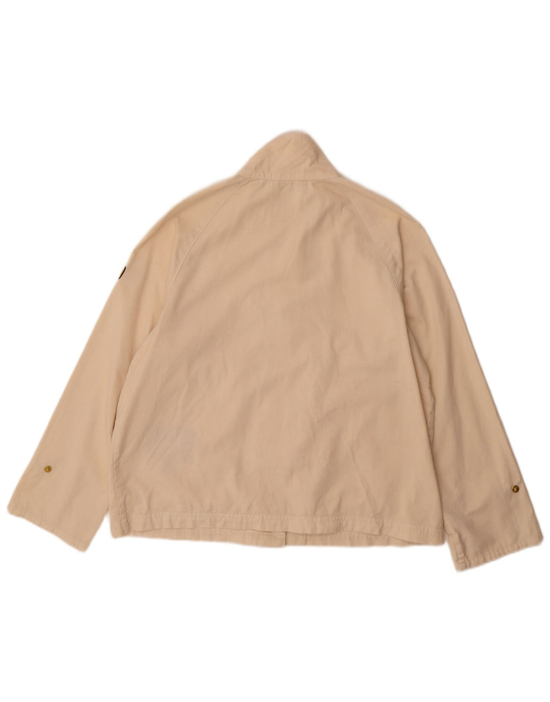 Damska kurtka bomberka oversize Barbour UK 10 Small, beżowa, bawełniana