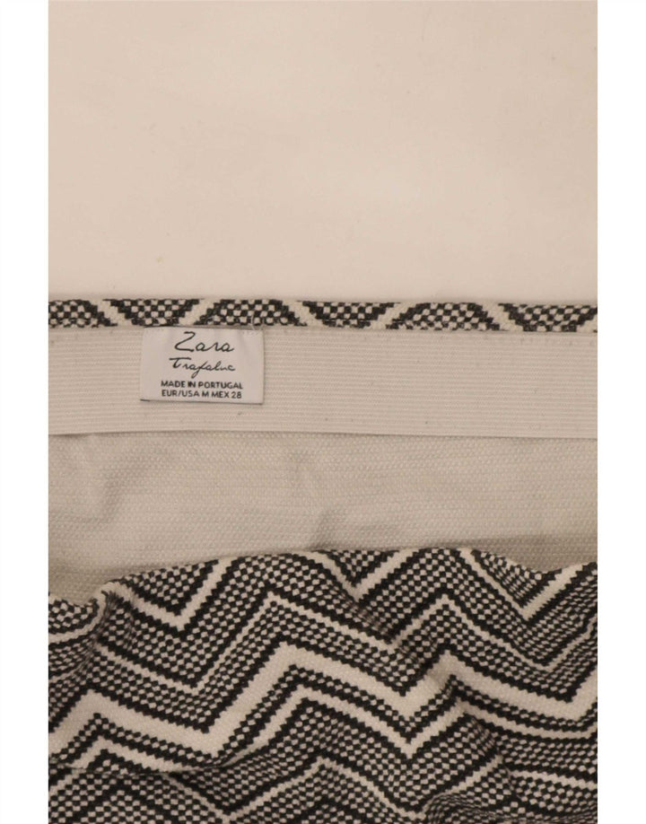Spódnica mini Trafaluc damska Zara, średnia W28, szara jodełka