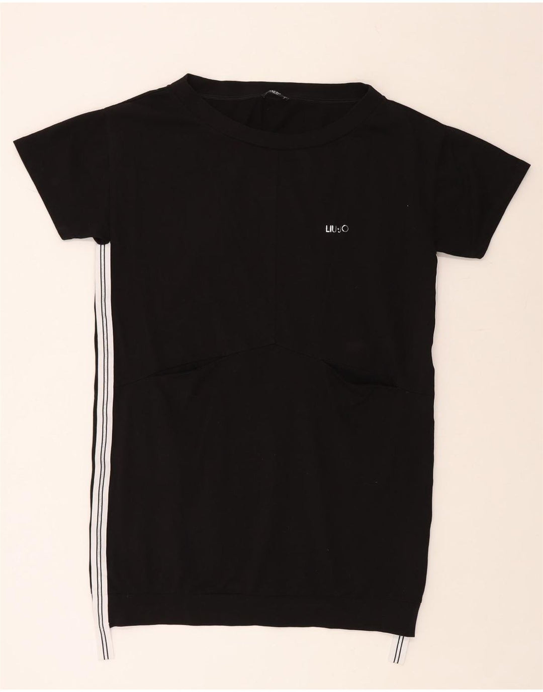 Damska sukienka T-shirtowa LIU JO Milano UK 18 XL, czarna, bawełniana