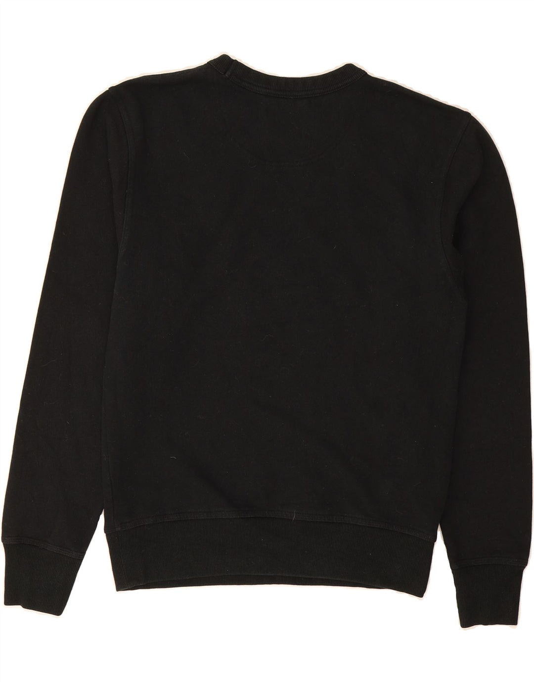 CHAMPION Womens Oversized Sweatshirt Jumper UK 10 Small Black Vintage Champion and Second-Hand Champion from Messina Hembry 