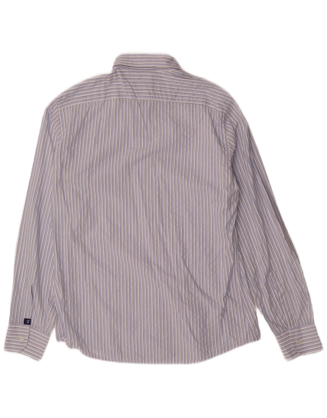 Koszula męska TRUSSARDI JEANS, bawełniana w średnie niebieskie paski