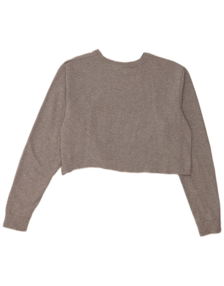 Damski krótki top Kappa z długim rękawem, UK 18 XL, szary