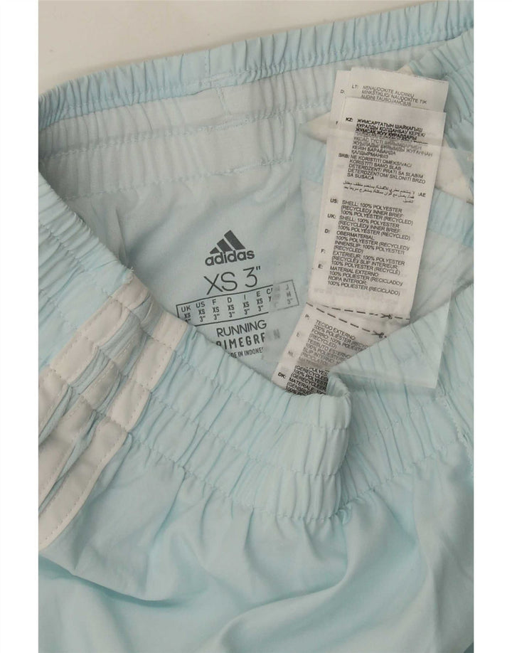 Damskie spodenki sportowe Adidas Primegreen XS Niebieski poliester