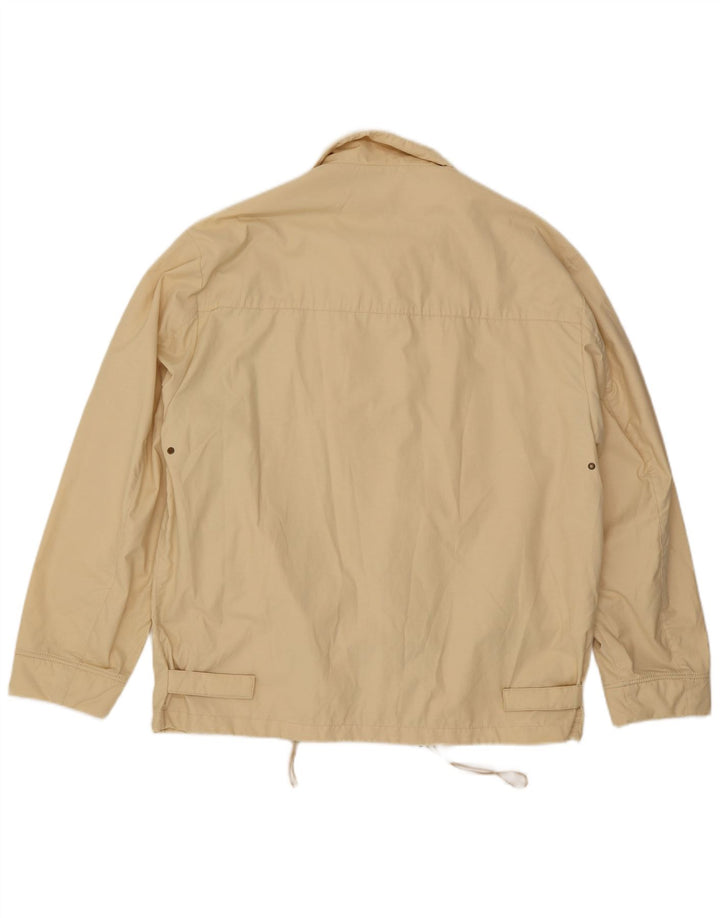 Vintage męska kurtka bomber UK 42 XL beżowa bawełna