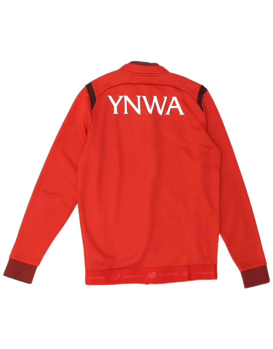 Męska kurtka dresowa New Balance Liverpool Graphic, średnia czerwona