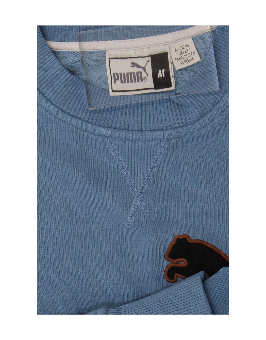 Męska bluza z grafiką Puma, średnioniebieska